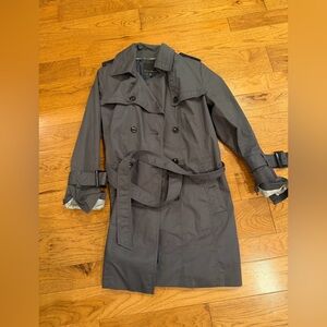 Banana Republic Charcoal Trench Coat